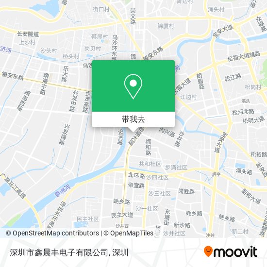 深圳市鑫晨丰电子有限公司地图