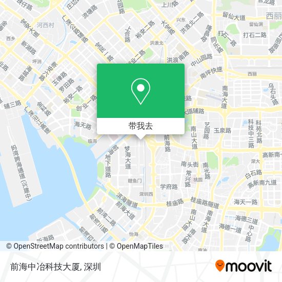 前海中冶科技大厦地图