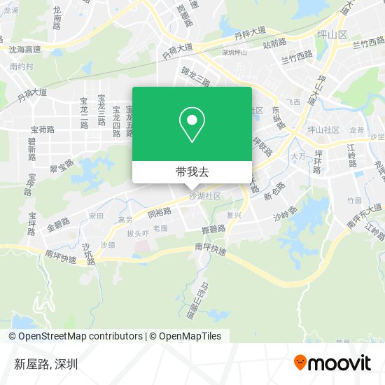 新屋路地图
