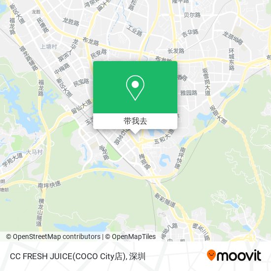 CC FRESH JUICE(COCO City店)地图