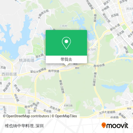 维也纳中华料理地图
