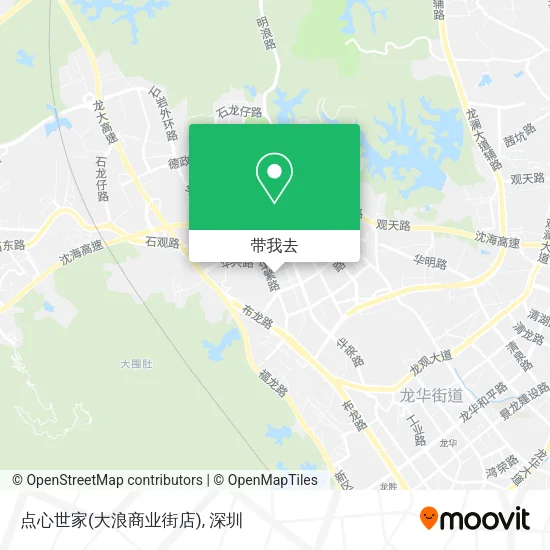 点心世家(大浪商业街店)地图