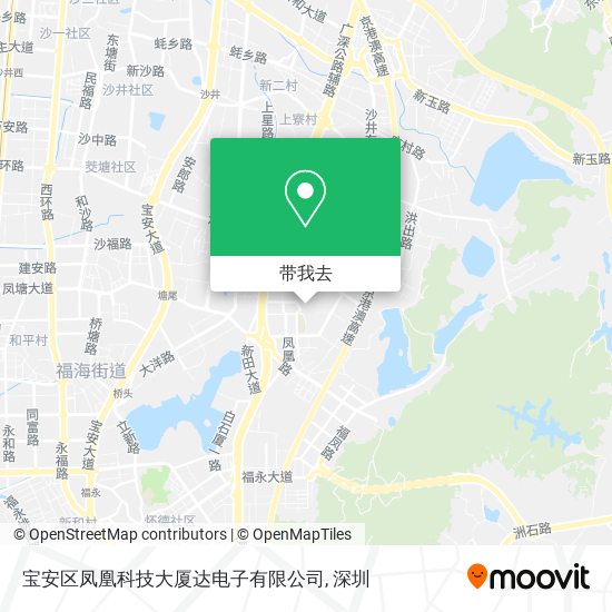 宝安区凤凰科技大厦达电子有限公司地图