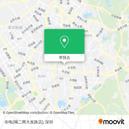 街电(喝二两大发路店)地图