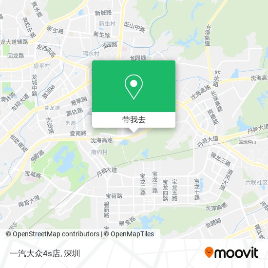 一汽大众4s店地图