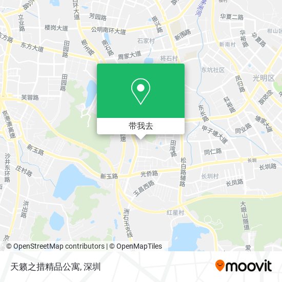 天籁之措精品公寓地图