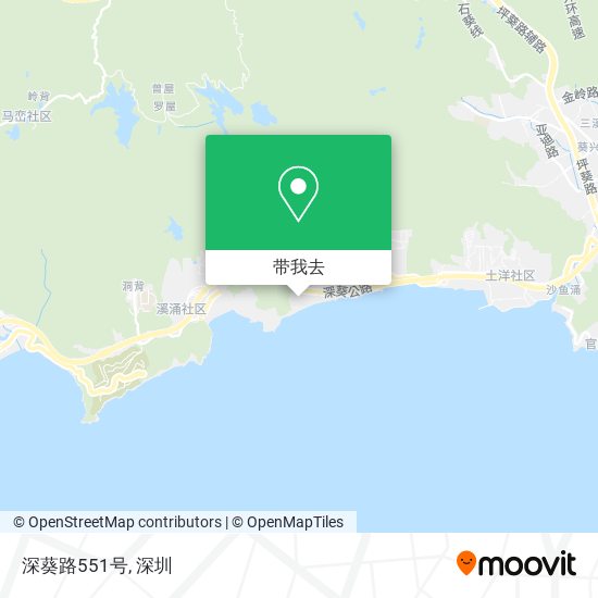 深葵路551号地图