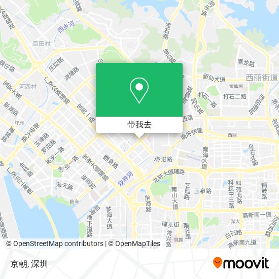 京朝地图
