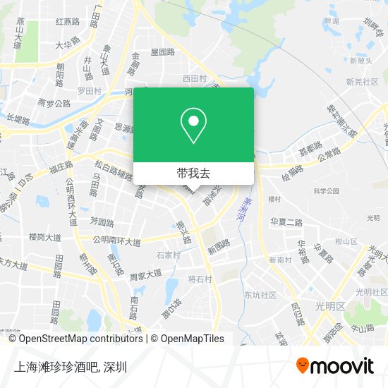 上海滩珍珍酒吧地图