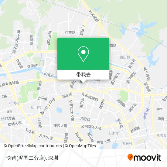 快购(泥围二分店)地图