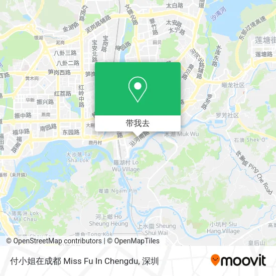 付小姐在成都 Miss Fu In Chengdu地图