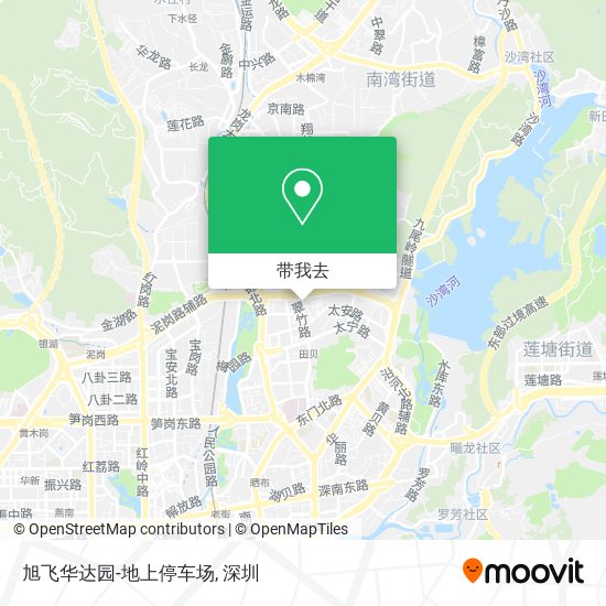 旭飞华达园-地上停车场地图