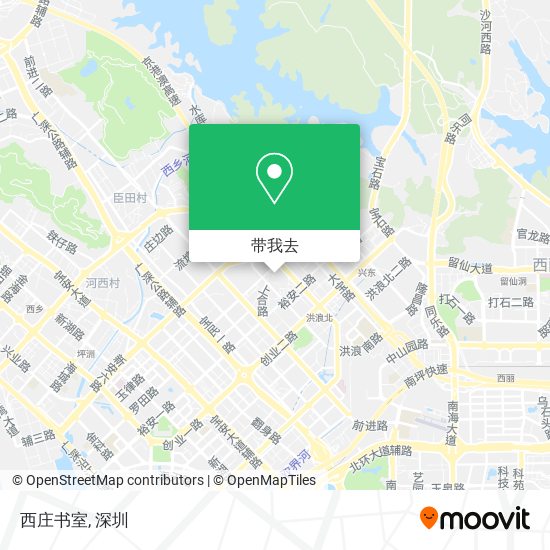 西庄书室地图