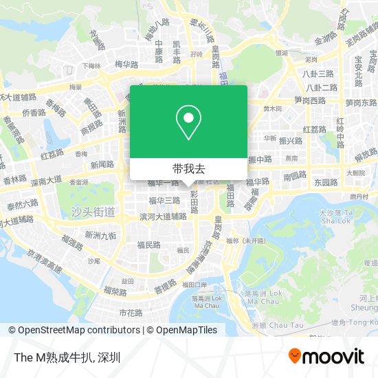 The M熟成牛扒地图