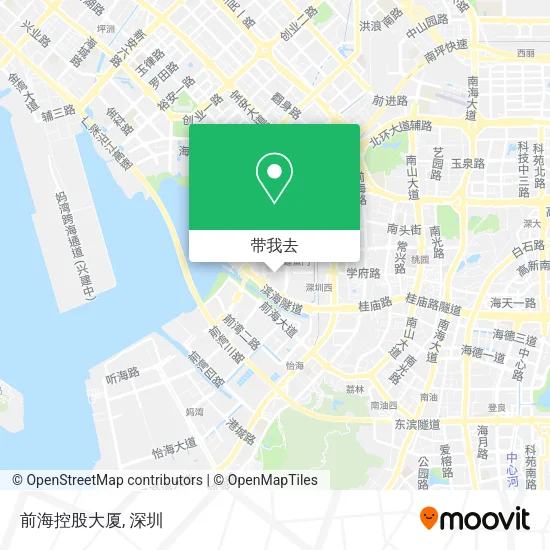 前海控股大厦地图