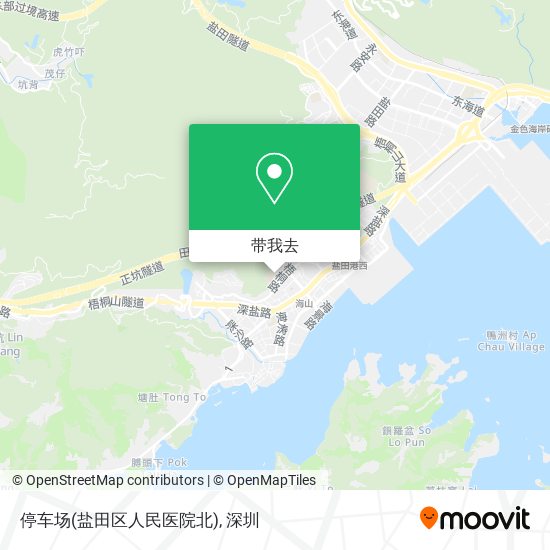 停车场(盐田区人民医院北)地图