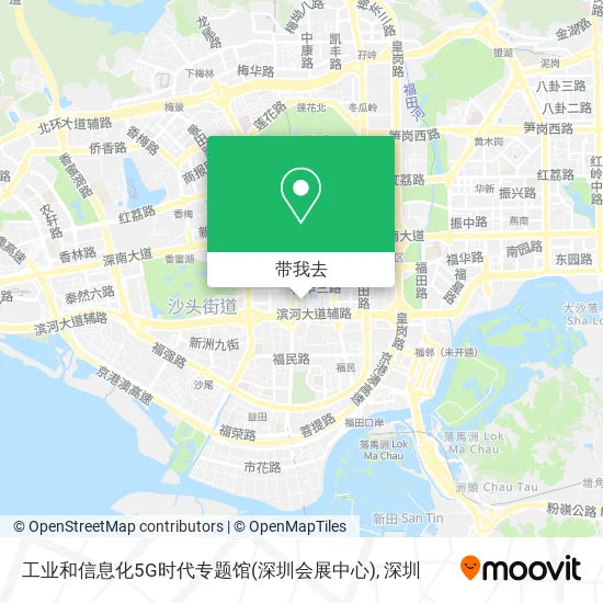 工业和信息化5G时代专题馆(深圳会展中心)地图
