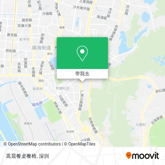 蒿晨餐桌餐椅地图