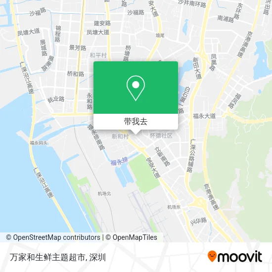 万家和生鲜主题超市地图