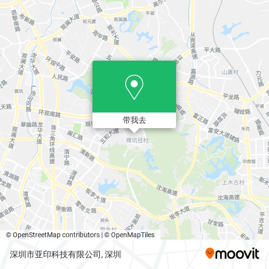 深圳市亚印科技有限公司地图