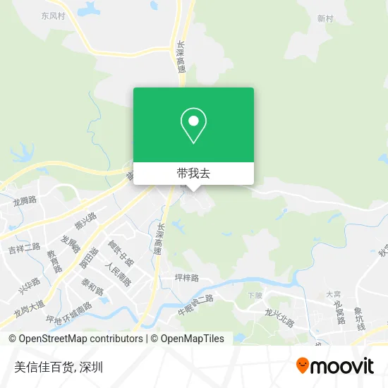 美信佳百货地图