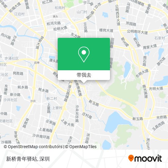 新桥青年驿站地图
