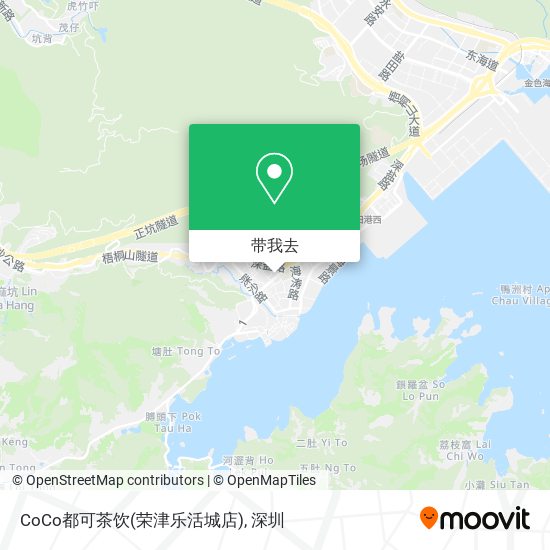 CoCo都可茶饮(荣津乐活城店)地图