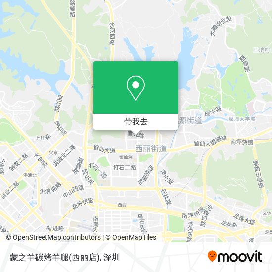 蒙之羊碳烤羊腿(西丽店)地图