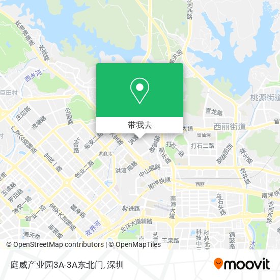 庭威产业园3A-3A东北门地图