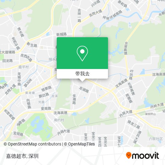 嘉德超市地图