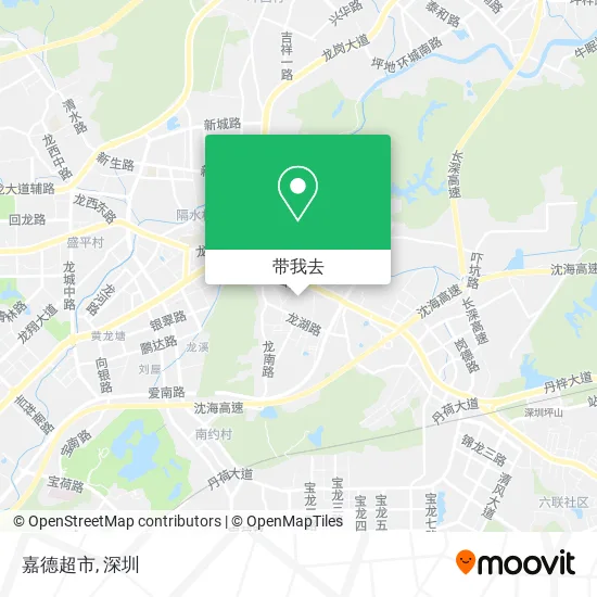 嘉德超市地图