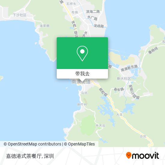 嘉德港式茶餐厅地图