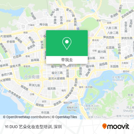 YI DUO 艺朵化妆造型培训地图