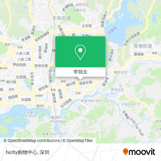 hiclty购物中心地图