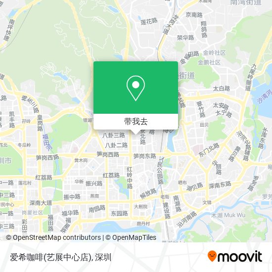 爱希咖啡(艺展中心店)地图