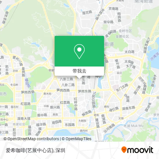 爱希咖啡(艺展中心店)地图