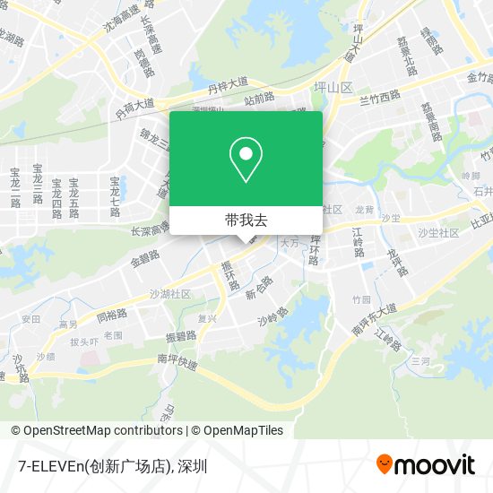 7-ELEVEn(创新广场店)地图
