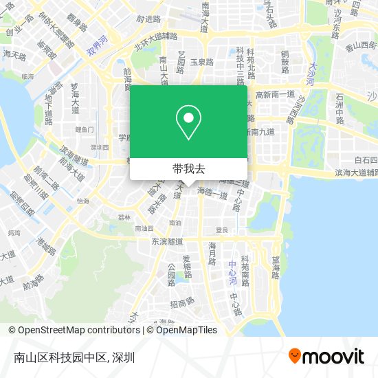 南山区科技园中区地图