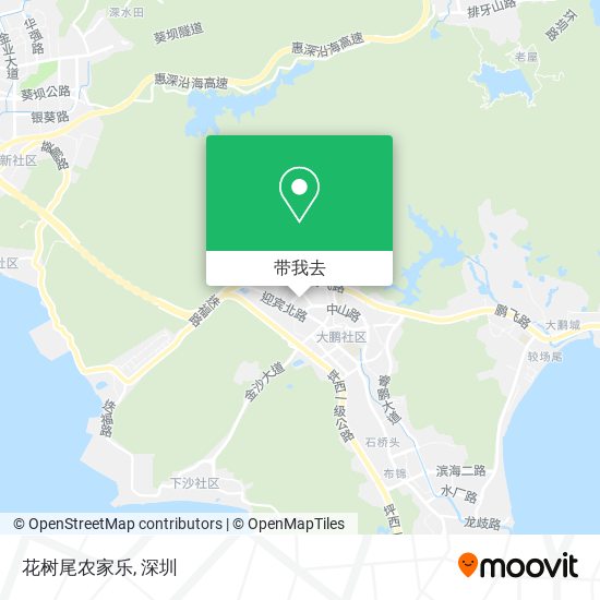 花树尾农家乐地图