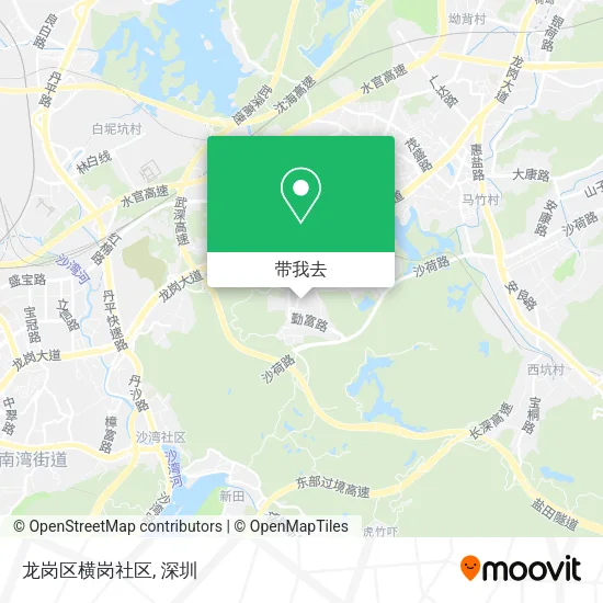 龙岗区横岗社区地图