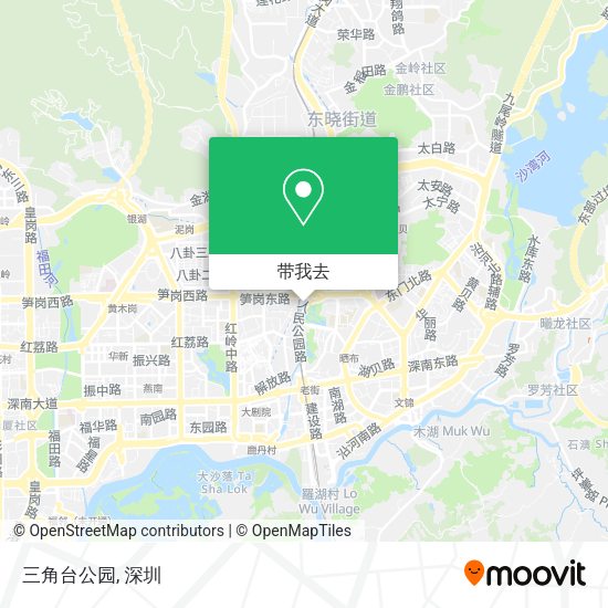 三角台公园地图