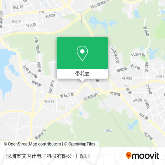 深圳市艾国仕电子科技有限公司地图