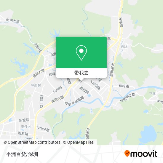 平洲百货地图