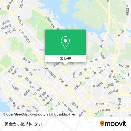 黄金台小区-5栋地图