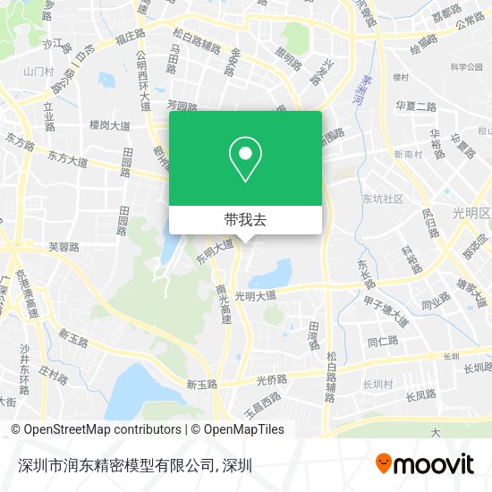 深圳市润东精密模型有限公司地图
