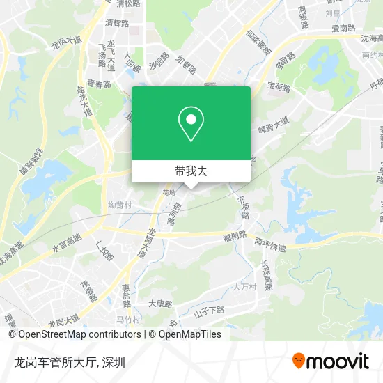 龙岗车管所大厅地图