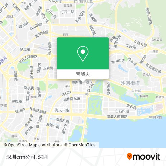深圳crm公司地图