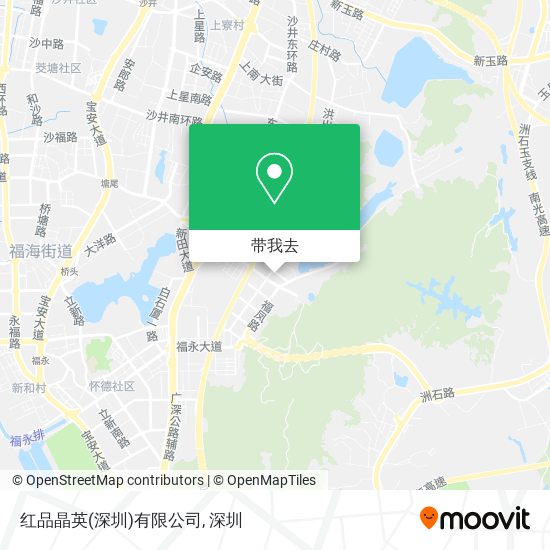 红品晶英(深圳)有限公司地图