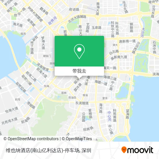 维也纳酒店(南山亿利达店)-停车场地图