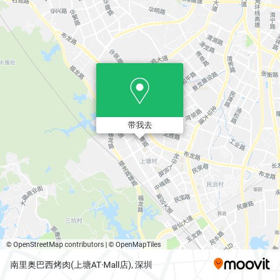 南里奥巴西烤肉(上塘AT·Mall店)地图